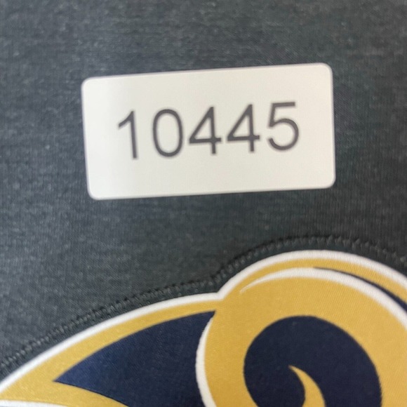 Nike Sweatshirt Adult Large Gray LA Rams Swoosh Dri Fit Full Zip NFL‎ Mens NWT - Picture 14 of 14